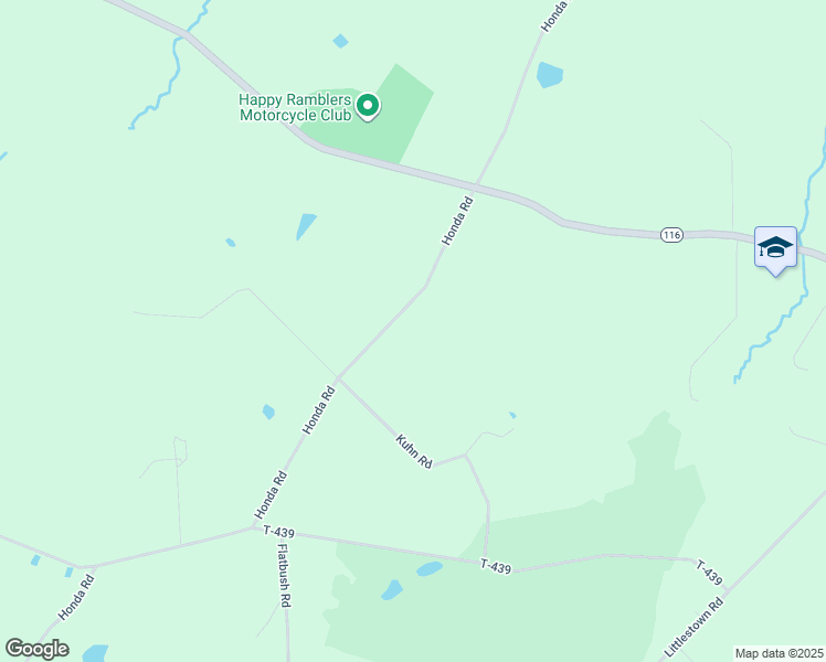 map of restaurants, bars, coffee shops, grocery stores, and more near 745 Honda Road in Hanover