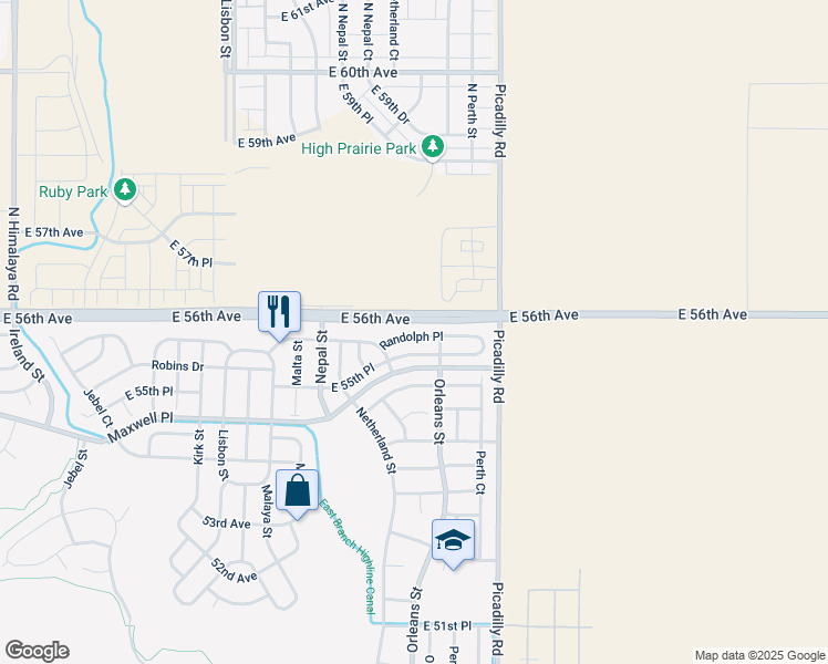 map of restaurants, bars, coffee shops, grocery stores, and more near in 