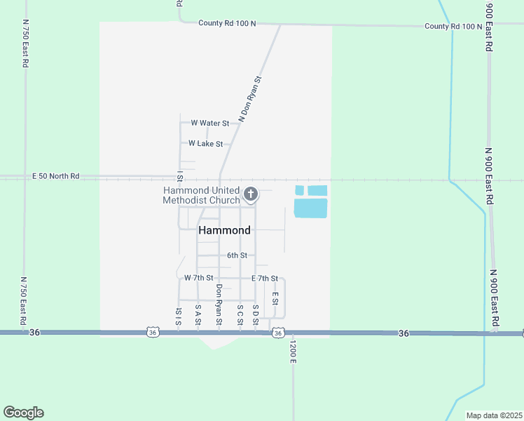 map of restaurants, bars, coffee shops, grocery stores, and more near 204 3rd Street in Hammond