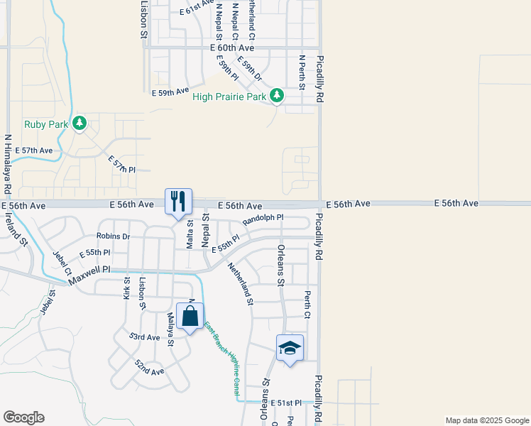 map of restaurants, bars, coffee shops, grocery stores, and more near in 