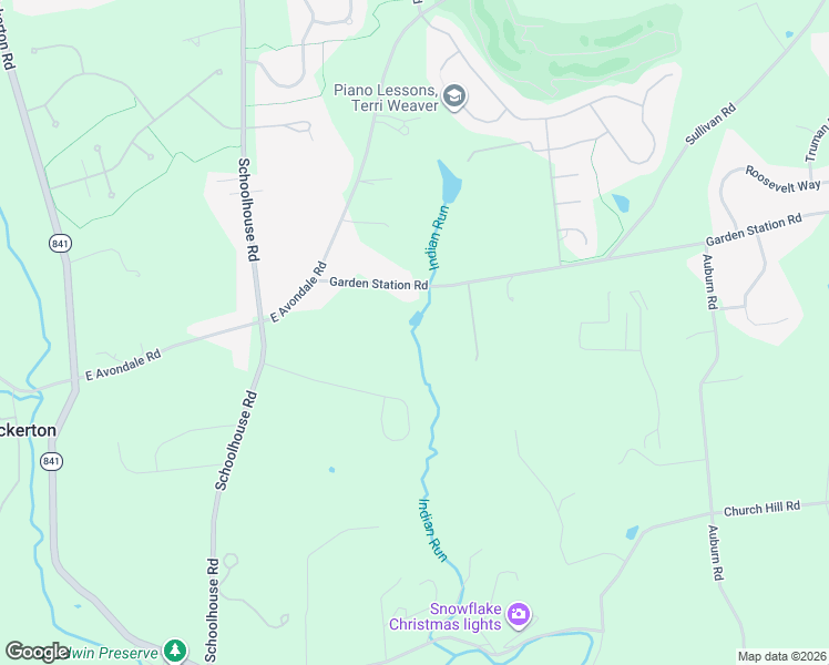map of restaurants, bars, coffee shops, grocery stores, and more near 346 Garden Station Road in Avondale