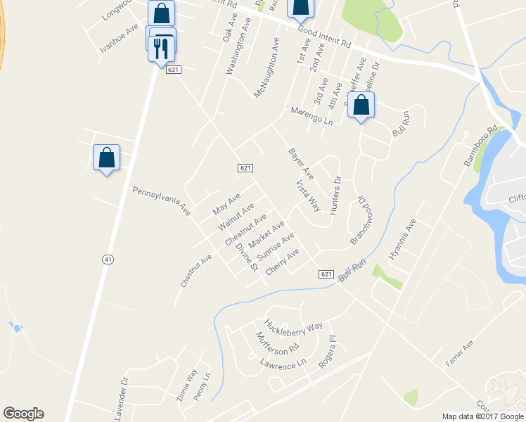 map of restaurants, bars, coffee shops, grocery stores, and more near 817 Chestnut Avenue in Deptford Township