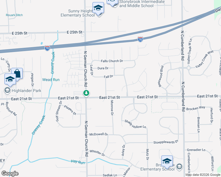 map of restaurants, bars, coffee shops, grocery stores, and more near 11142 Autumn Creek Ct in Indianapolis