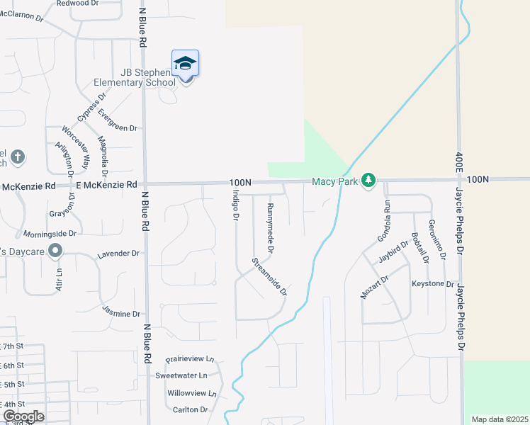 map of restaurants, bars, coffee shops, grocery stores, and more near 944 Runnymede Drive in Greenfield