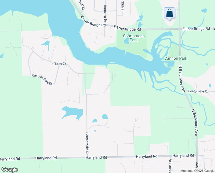 map of restaurants, bars, coffee shops, grocery stores, and more near Southbrooke Court in Decatur