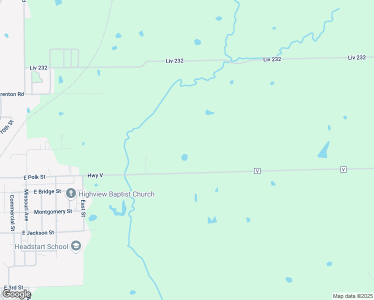map of restaurants, bars, coffee shops, grocery stores, and more near 12365 Highway V in Chillicothe