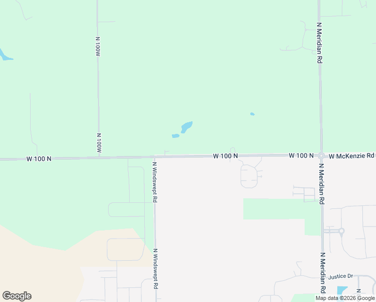 map of restaurants, bars, coffee shops, grocery stores, and more near 596 West 100 North in Greenfield