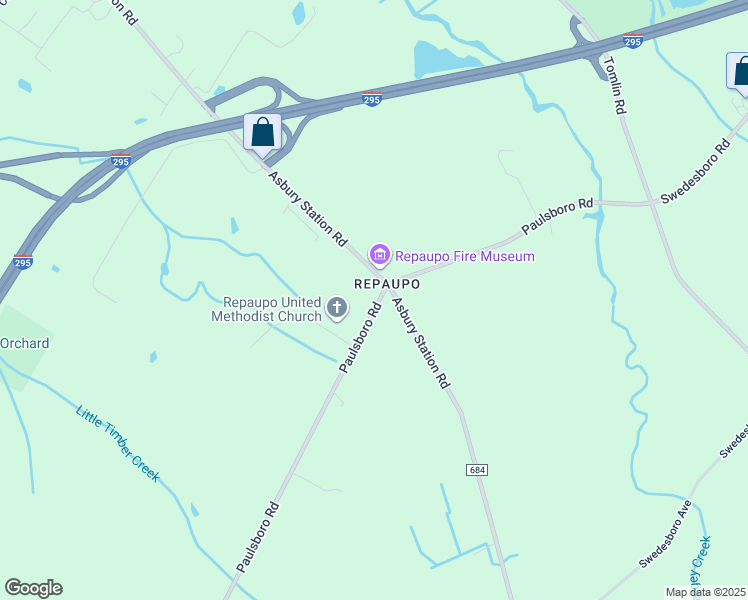 map of restaurants, bars, coffee shops, grocery stores, and more near 786 Paulsboro Road in Logan Township