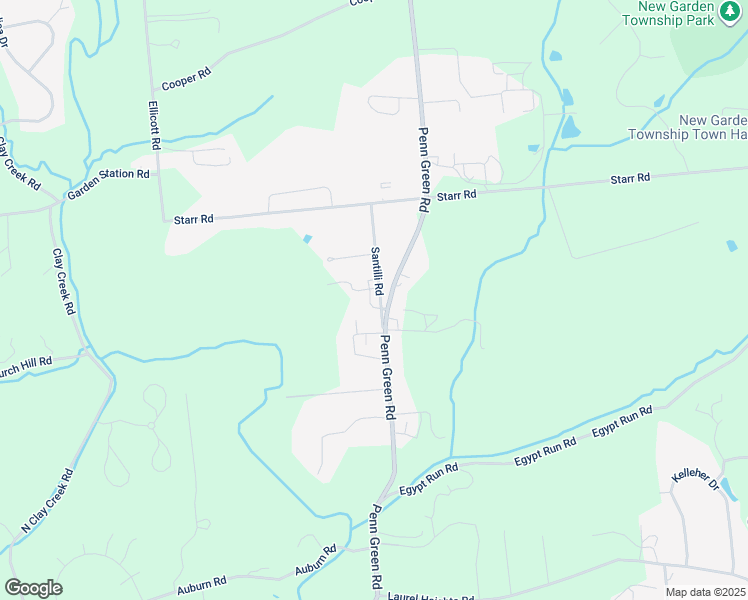 map of restaurants, bars, coffee shops, grocery stores, and more near 129 Santilli Road in Landenberg