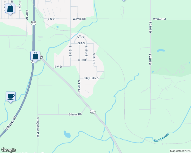 map of restaurants, bars, coffee shops, grocery stores, and more near 2222 South 16th Place in Richmond