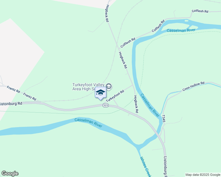 map of restaurants, bars, coffee shops, grocery stores, and more near 172 Turkeyfoot Road in Confluence