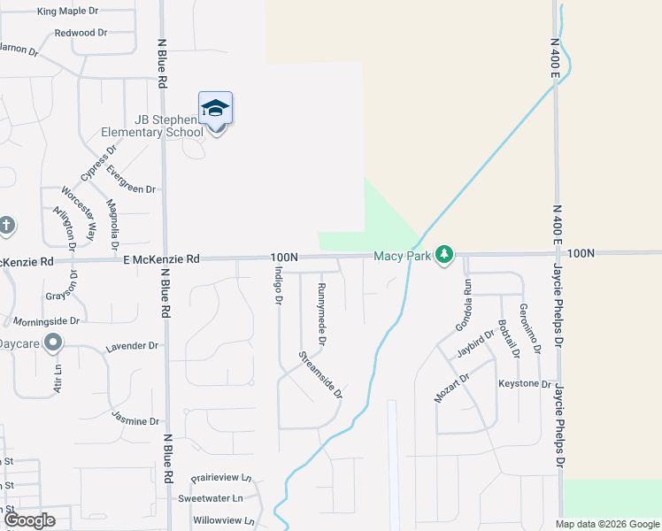 map of restaurants, bars, coffee shops, grocery stores, and more near 1984 Breakwater Drive in Greenfield