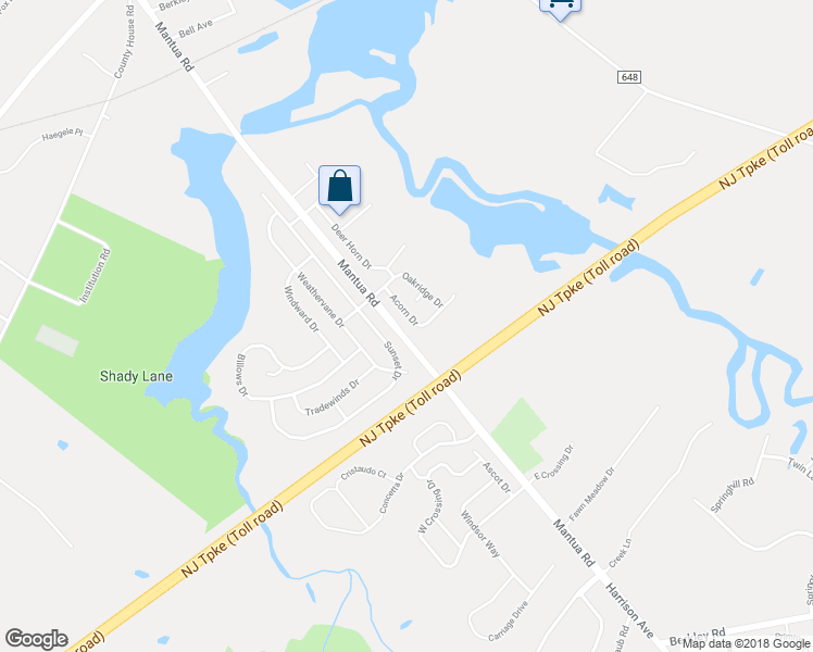 map of restaurants, bars, coffee shops, grocery stores, and more near 137 Acorn Drive in Mount Royal