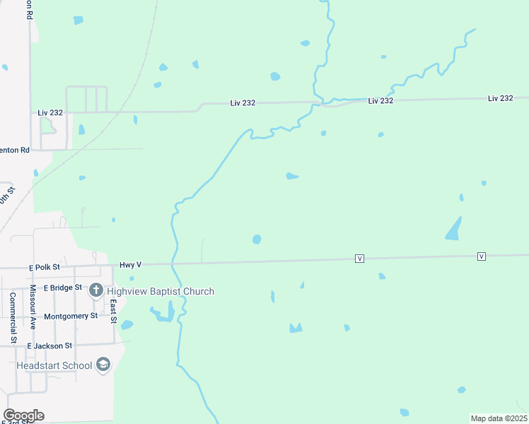 map of restaurants, bars, coffee shops, grocery stores, and more near 12365 Highway V in Chillicothe