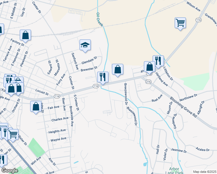 map of restaurants, bars, coffee shops, grocery stores, and more near 15 Park Street in Hanover