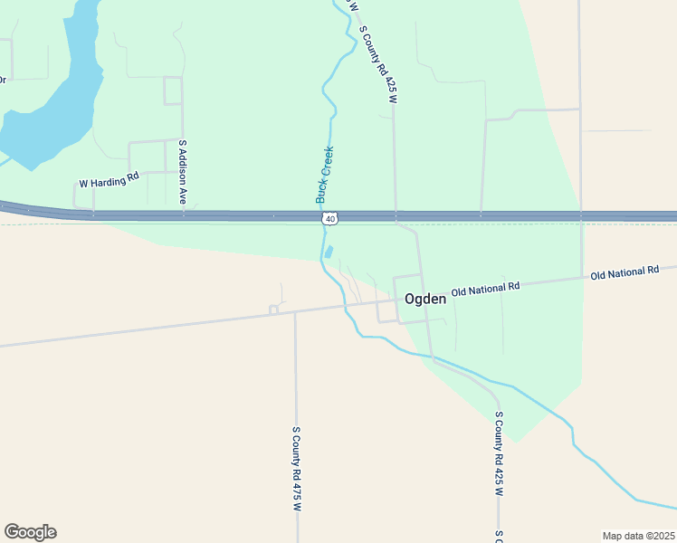 map of restaurants, bars, coffee shops, grocery stores, and more near 4442 Old National Road in Knightstown