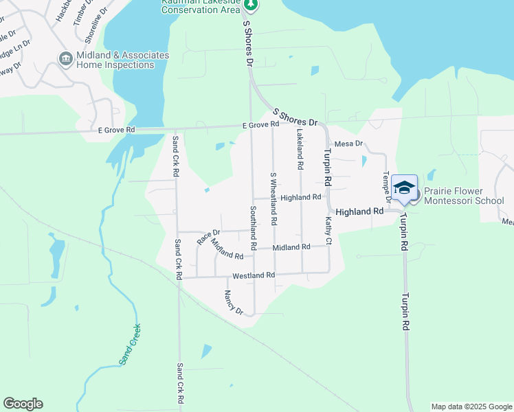 map of restaurants, bars, coffee shops, grocery stores, and more near 3108 Southland Road in Decatur