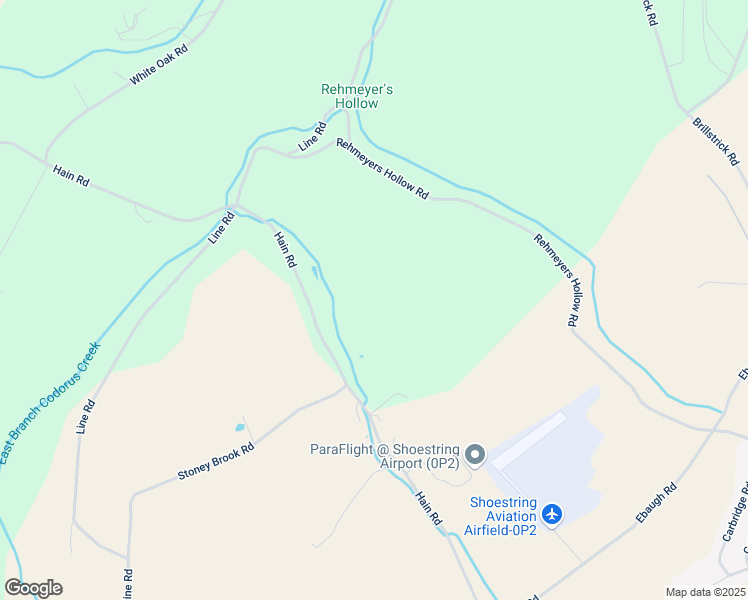 map of restaurants, bars, coffee shops, grocery stores, and more near 1531 Hain Road in New Freedom