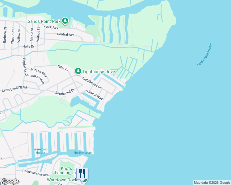 map of restaurants, bars, coffee shops, grocery stores, and more near 4 Pirate Drive in Ocean Township