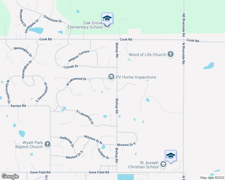 map of restaurants, bars, coffee shops, grocery stores, and more near 3501 Woodland Pointe Drive in Saint Joseph