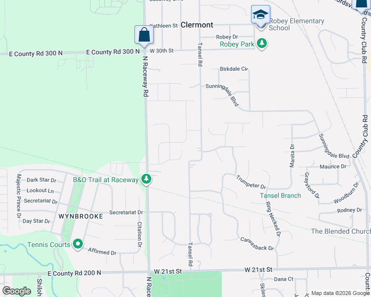 map of restaurants, bars, coffee shops, grocery stores, and more near 9123 Robey Meadows Lane in Indianapolis
