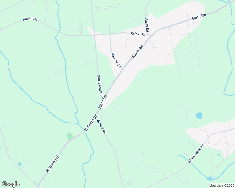 map of restaurants, bars, coffee shops, grocery stores, and more near 532 McKinney Farm Road in West Grove
