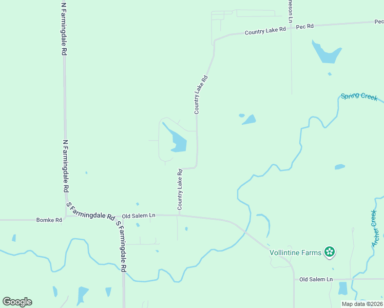 map of restaurants, bars, coffee shops, grocery stores, and more near 53 Country Lake Road in Springfield