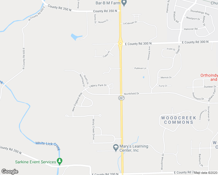 map of restaurants, bars, coffee shops, grocery stores, and more near 6778 Legacy Park Drive in Brownsburg