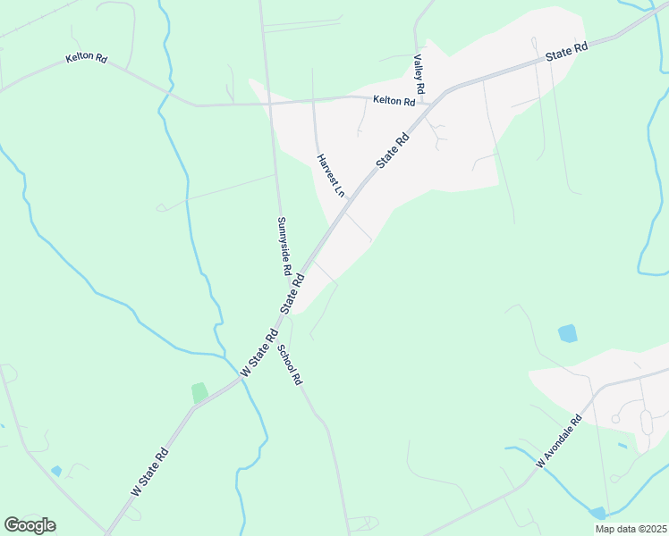map of restaurants, bars, coffee shops, grocery stores, and more near 532 McKinney Farm Road in West Grove