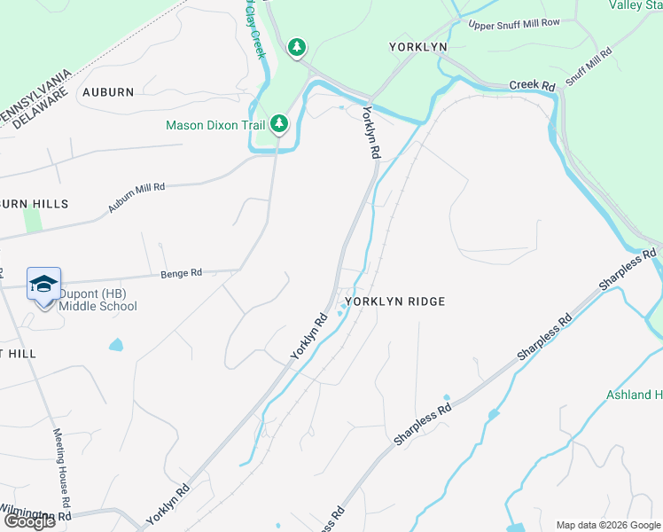 map of restaurants, bars, coffee shops, grocery stores, and more near 1073 Yorklyn Road in Hockessin