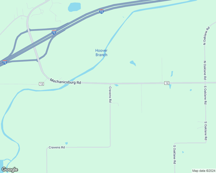 map of restaurants, bars, coffee shops, grocery stores, and more near 4478 Mechanicsburg Road in Springfield