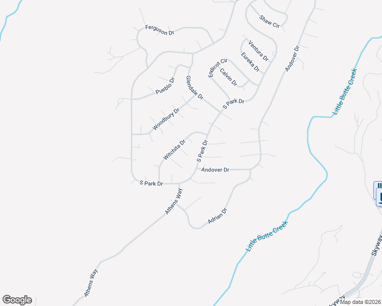 map of restaurants, bars, coffee shops, grocery stores, and more near 6322 Delta Court in Magalia