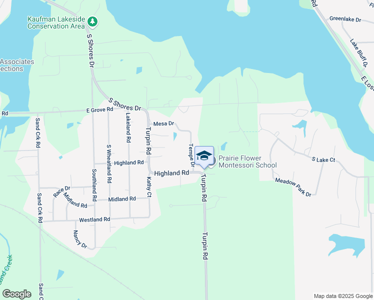 map of restaurants, bars, coffee shops, grocery stores, and more near 3043 Tempe Drive in Decatur