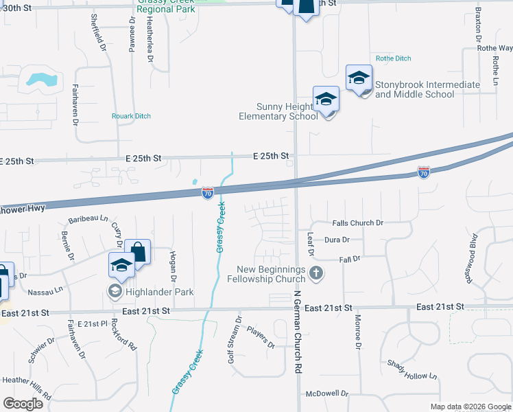 map of restaurants, bars, coffee shops, grocery stores, and more near 10842 Cape Coral Lane in Indianapolis