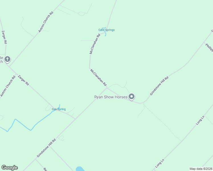 map of restaurants, bars, coffee shops, grocery stores, and more near 9969 McClanahan Road in Greencastle