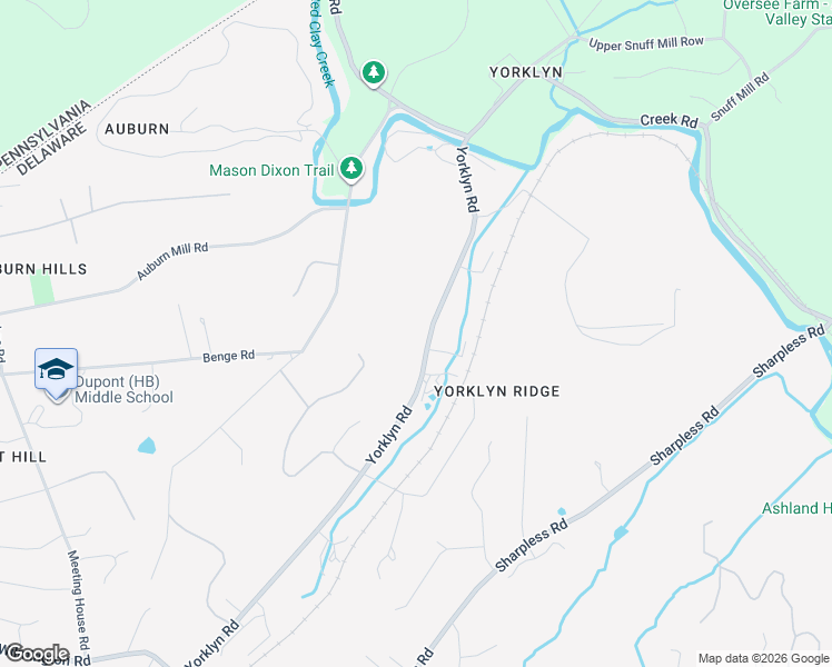 map of restaurants, bars, coffee shops, grocery stores, and more near 1073 Yorklyn Road in Hockessin