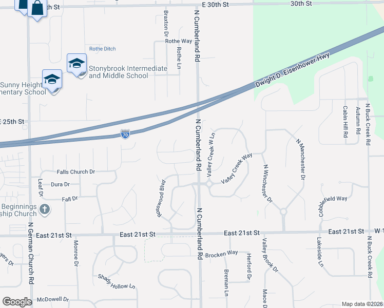 map of restaurants, bars, coffee shops, grocery stores, and more near 11645 Ross Common Drive in Indianapolis