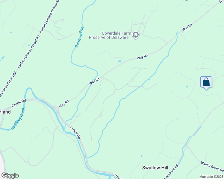 map of restaurants, bars, coffee shops, grocery stores, and more near 9 Pheasants Ridge South in Wilmington