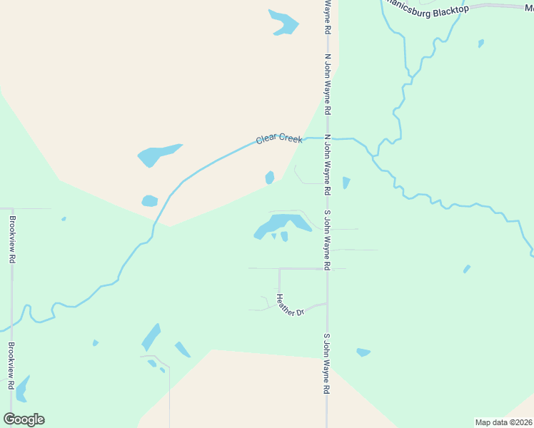 map of restaurants, bars, coffee shops, grocery stores, and more near 21 South John Wayne Road in Dawson
