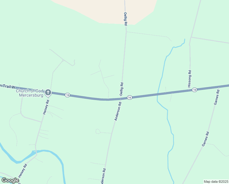 map of restaurants, bars, coffee shops, grocery stores, and more near 12112 North Mountain Drive in Mercersburg