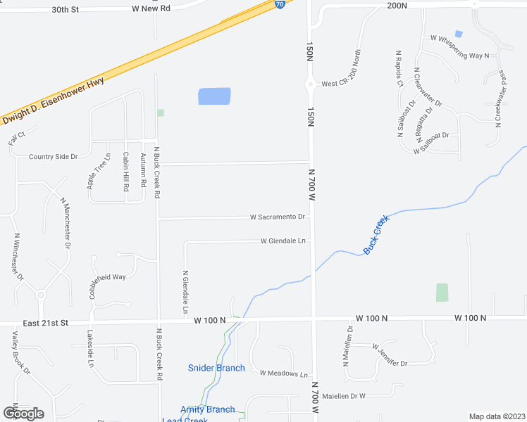 map of restaurants, bars, coffee shops, grocery stores, and more near 7160 West Sacramento Drive in Greenfield
