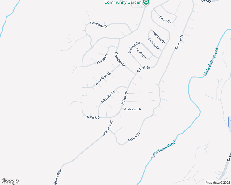 map of restaurants, bars, coffee shops, grocery stores, and more near 13566 Witchita Drive in Magalia