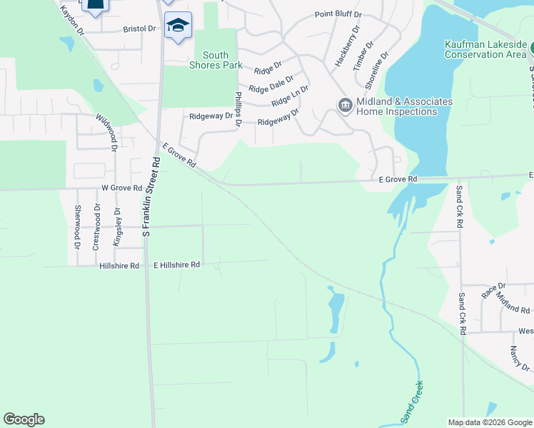 map of restaurants, bars, coffee shops, grocery stores, and more near 645 East Grove Road in Decatur