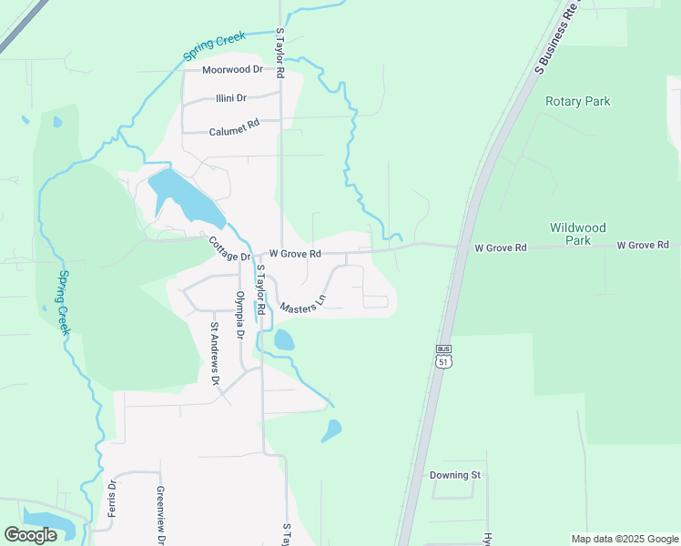 map of restaurants, bars, coffee shops, grocery stores, and more near W Alpine Ave in Decatur