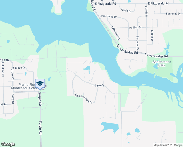 map of restaurants, bars, coffee shops, grocery stores, and more near 4201-4275 South Lake Court in Decatur