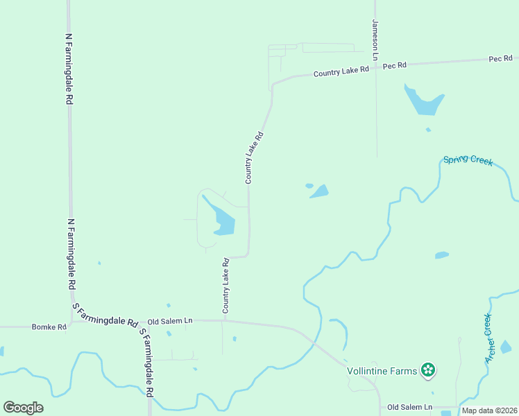 map of restaurants, bars, coffee shops, grocery stores, and more near 53 Country Lake Road in Springfield