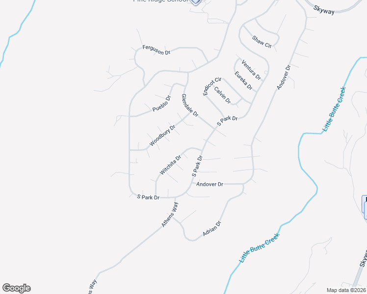 map of restaurants, bars, coffee shops, grocery stores, and more near 13579 Witchita Drive in Magalia
