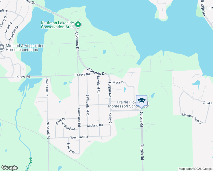 map of restaurants, bars, coffee shops, grocery stores, and more near 2940 Lakeland Road in Decatur