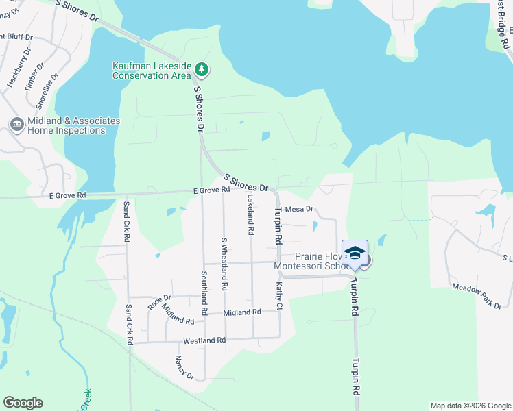 map of restaurants, bars, coffee shops, grocery stores, and more near 2940 Lakeland Road in Decatur