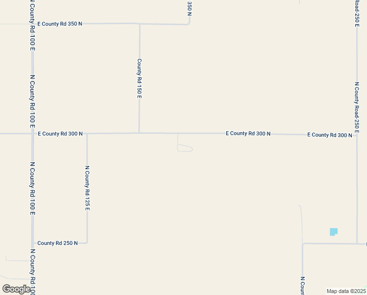 map of restaurants, bars, coffee shops, grocery stores, and more near 199 East County Road 300 North in Danville